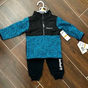 Timberland boys 2 piece set size 12 months brand new with tags